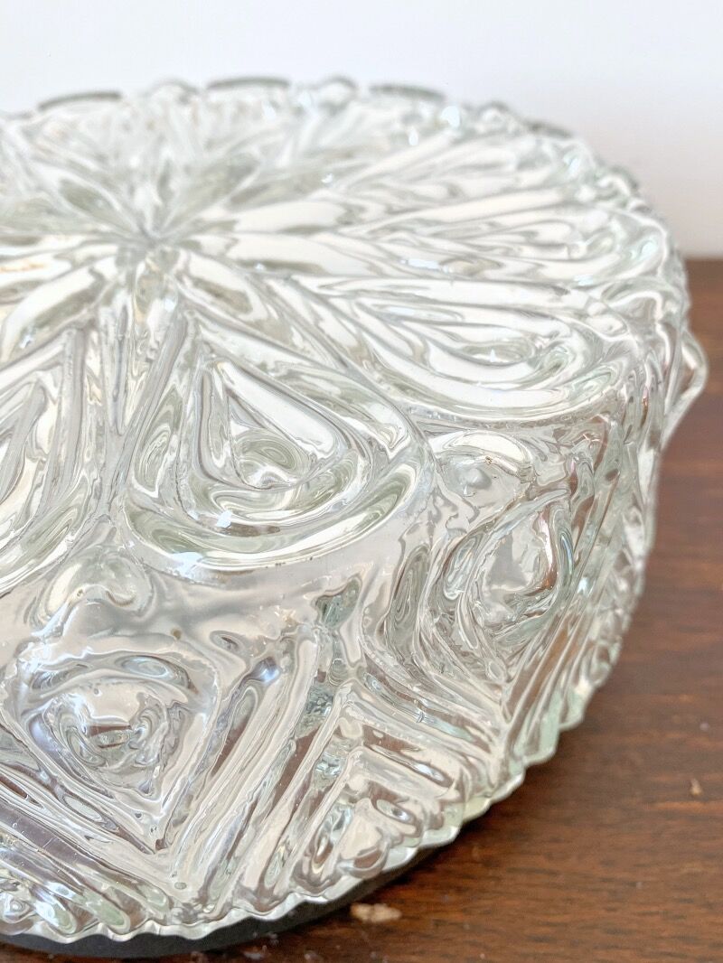 Plafonnier ou applique en verre