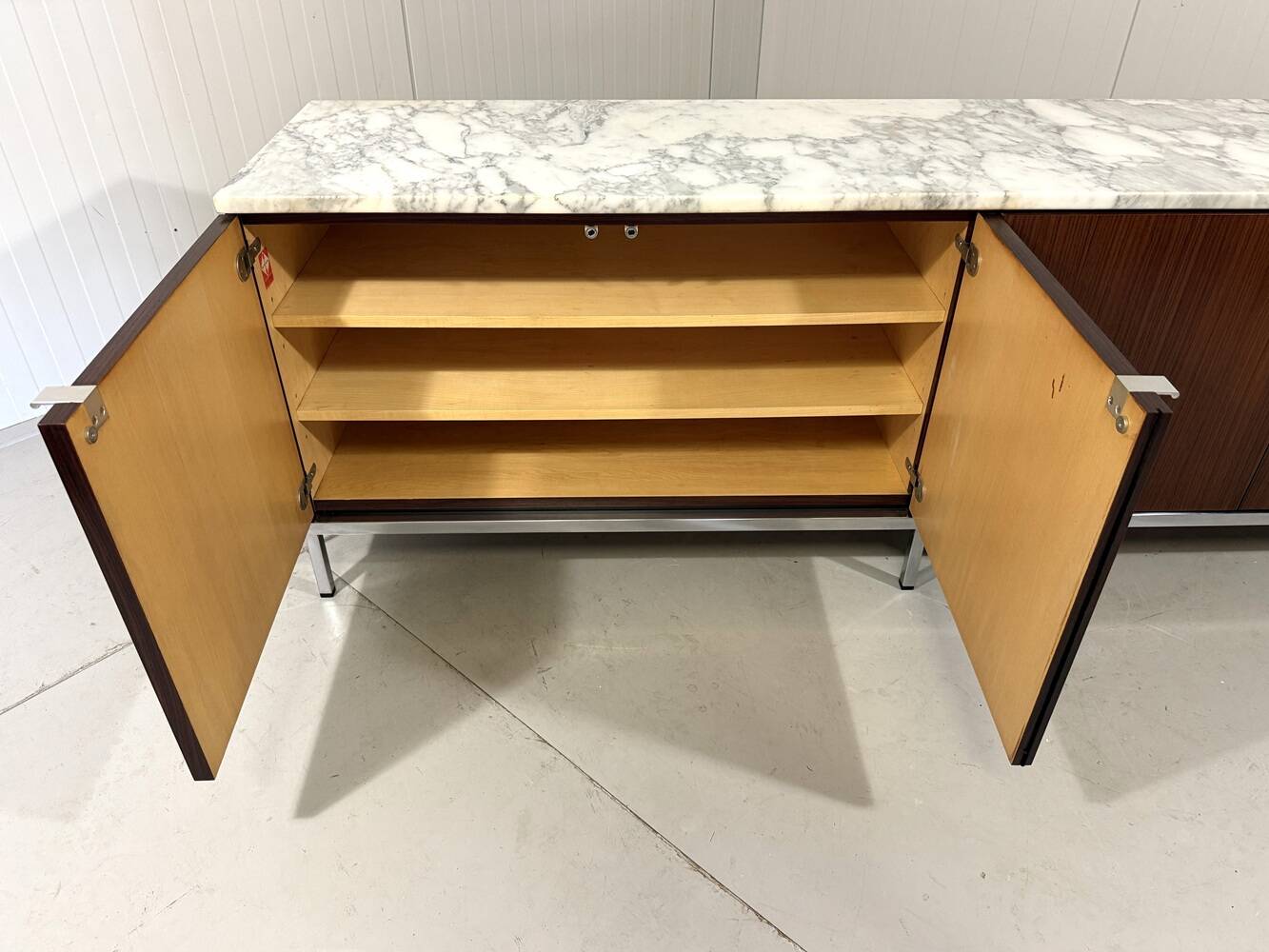 Florence Knoll palissander sideboard marble top 1960’s