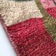 Moroccan Berber carpet Boujaad pink with colorful patterns 153x104cm