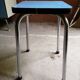 Blue formica dining set