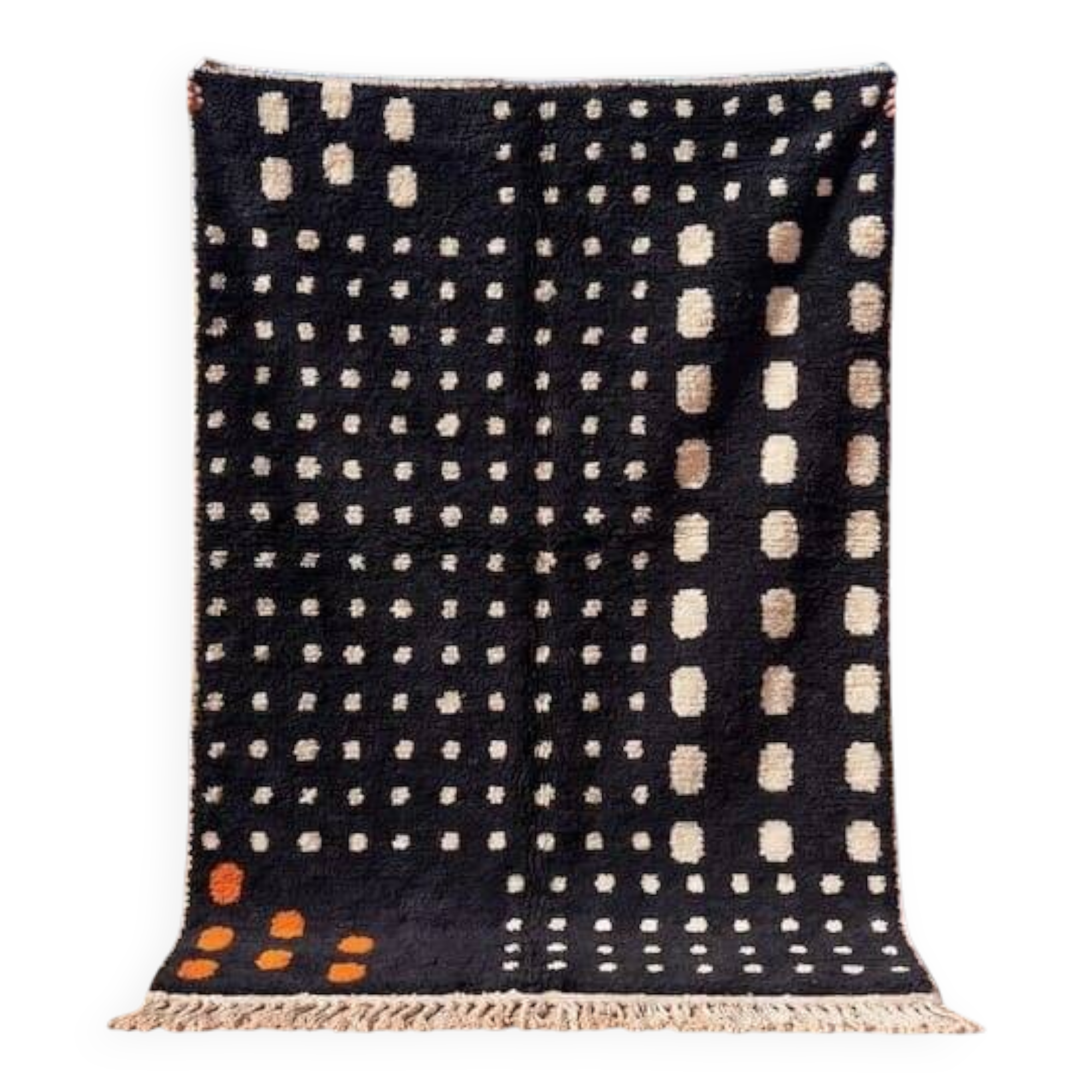 Traditional handmade pure wool Berber rug size 1.5/2.5 m