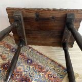 Wooden side table or bed end, Spain 1970