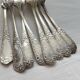 Set of 8 forks in SFAM silver metal