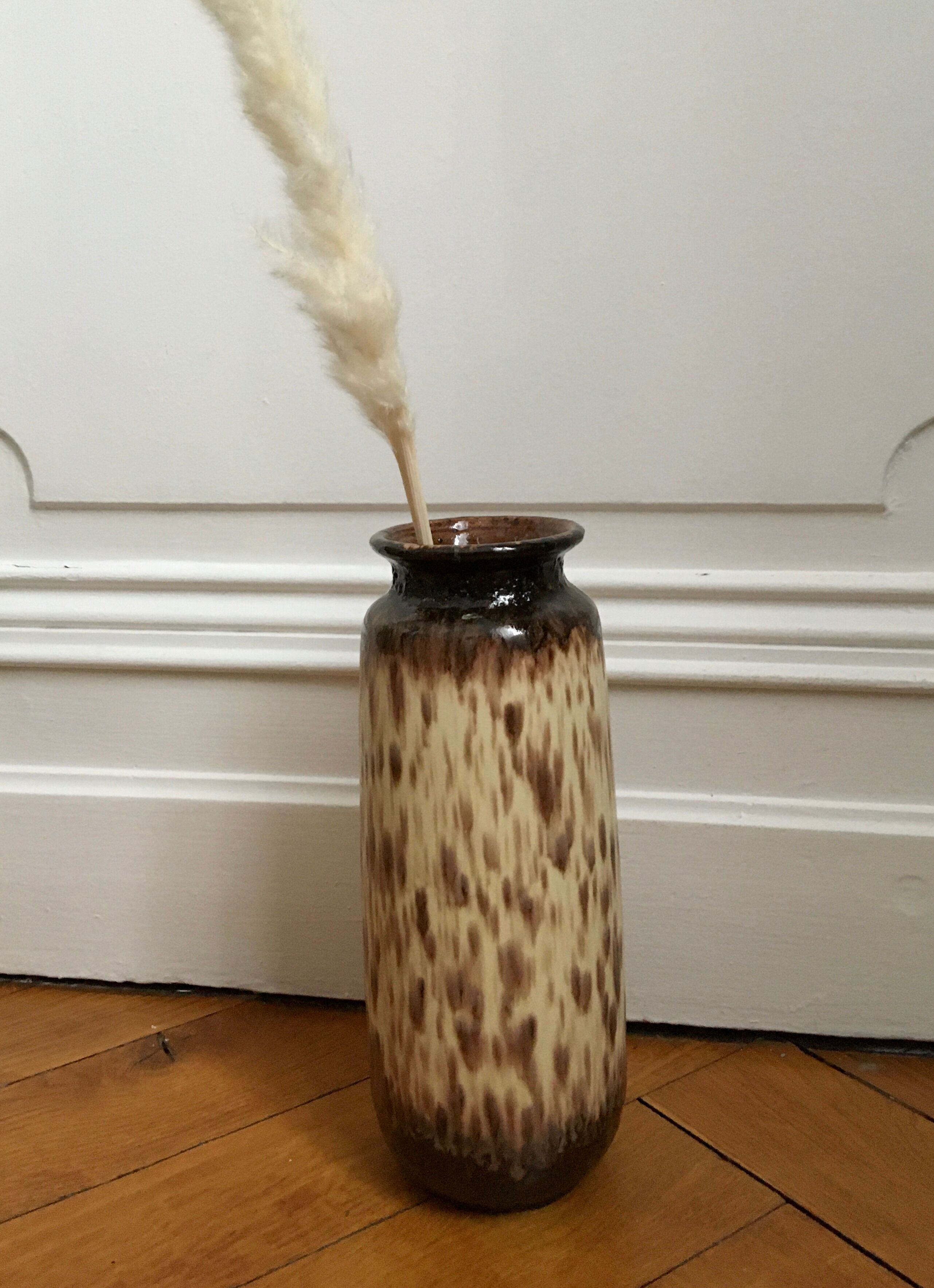 70s sandstone vase