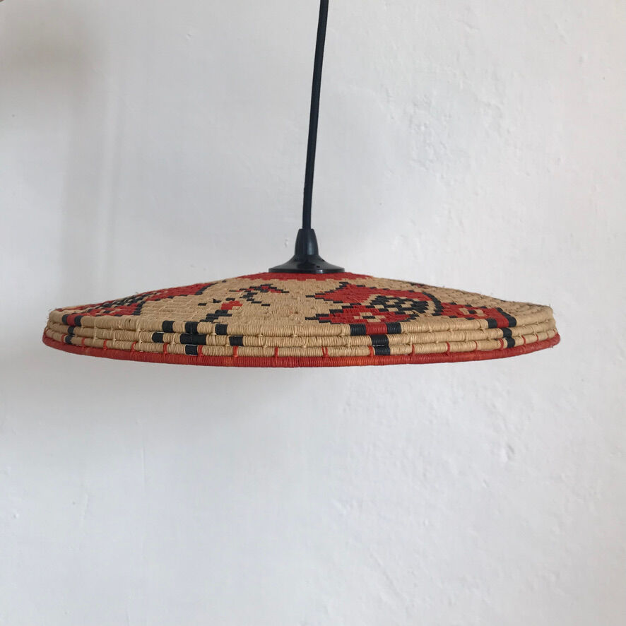 Suspension ethnic plateau chiné