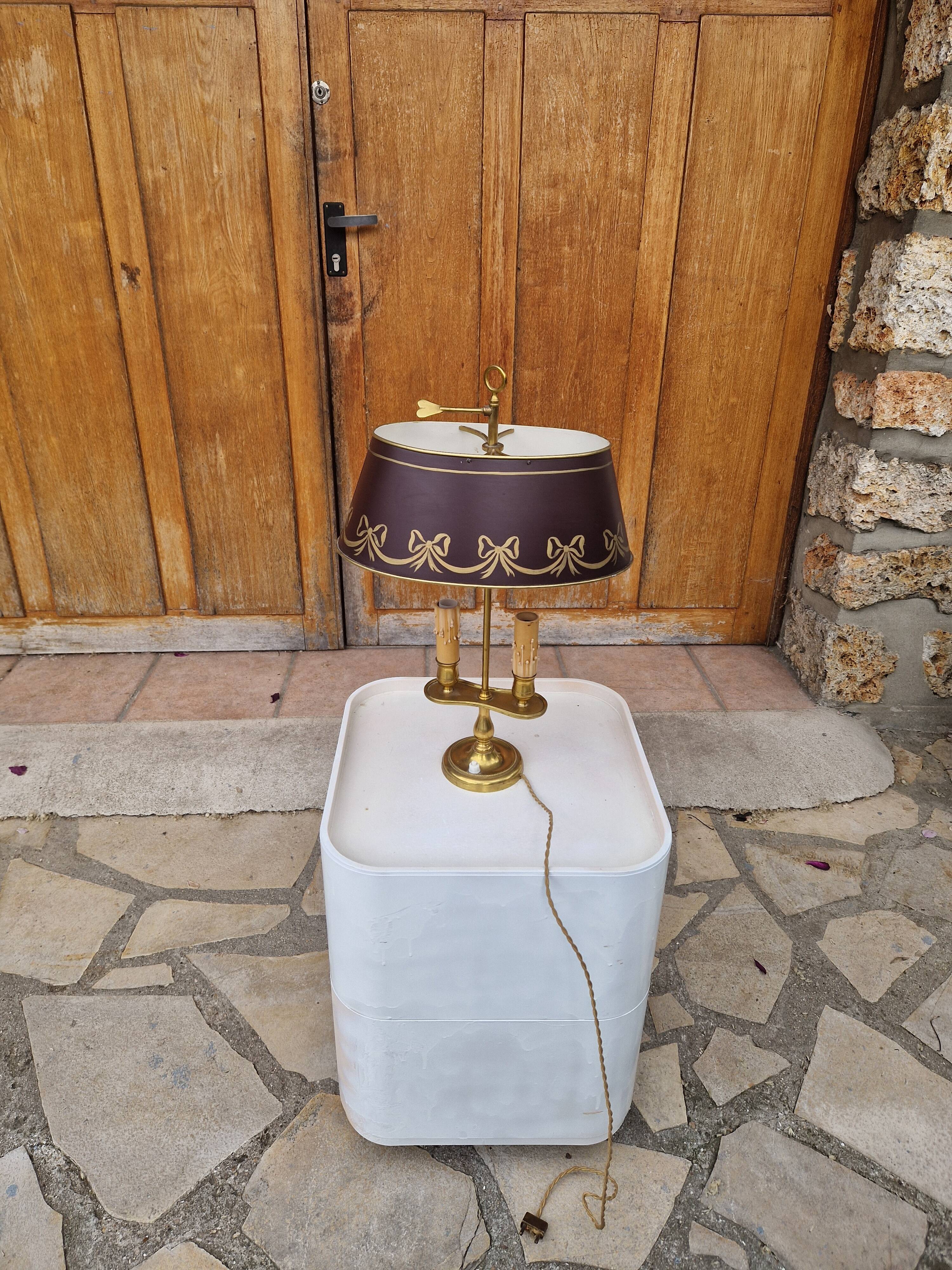Lampe bouillotte en bronze