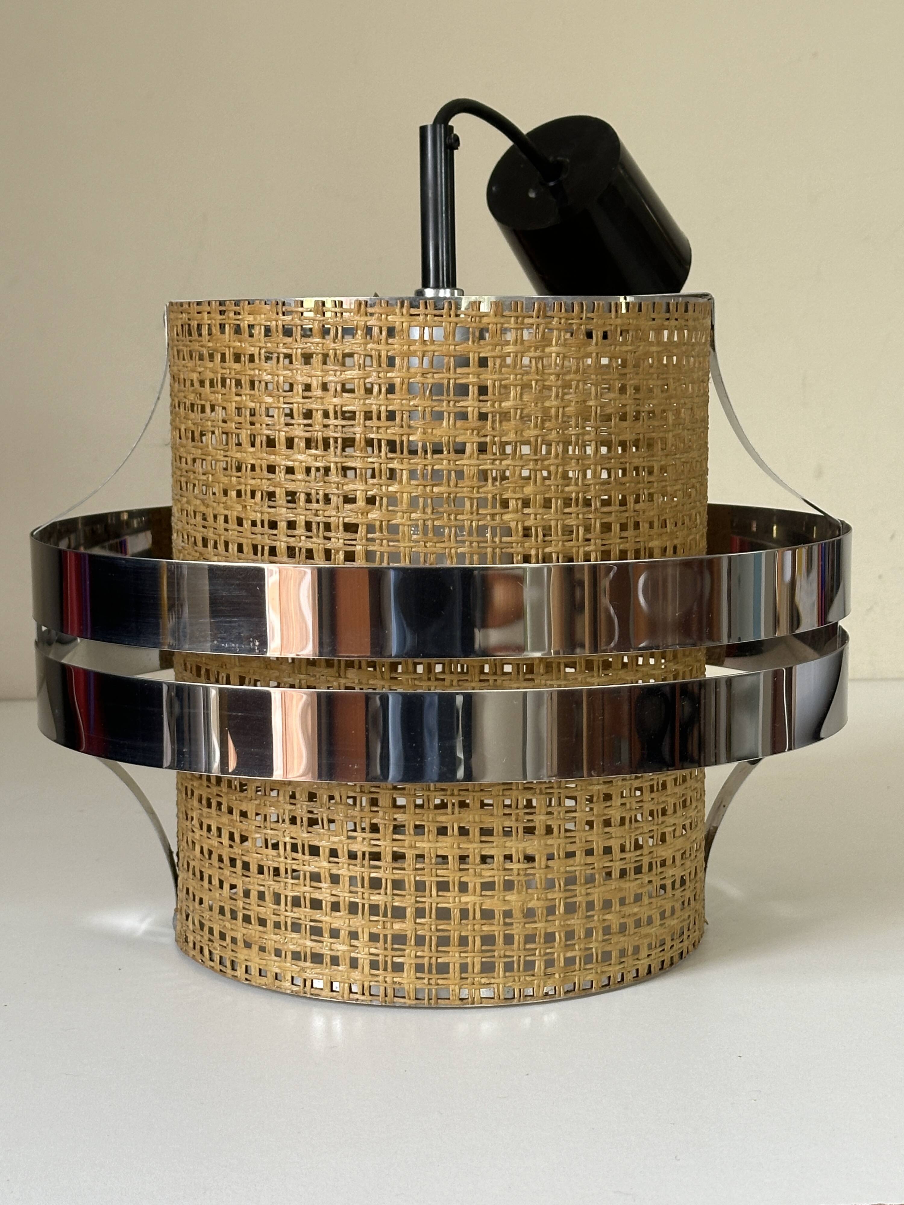 Suspension lustre design années 70