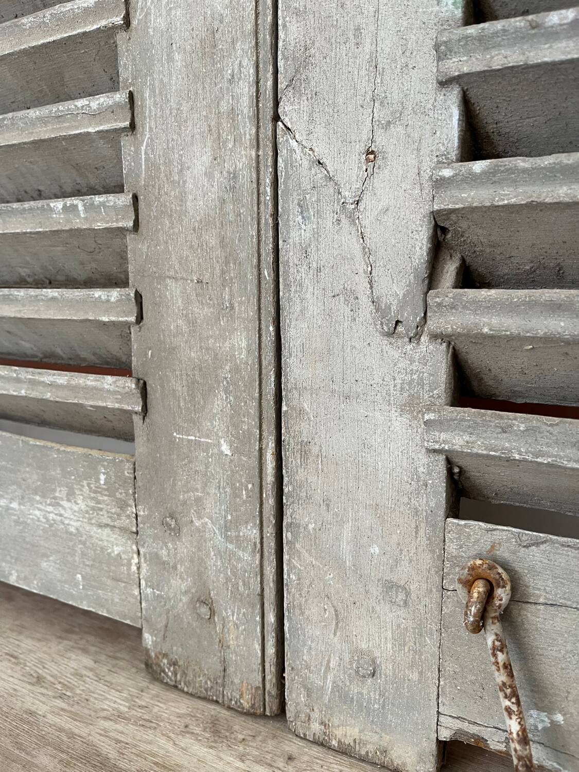 Pair of antique shutters