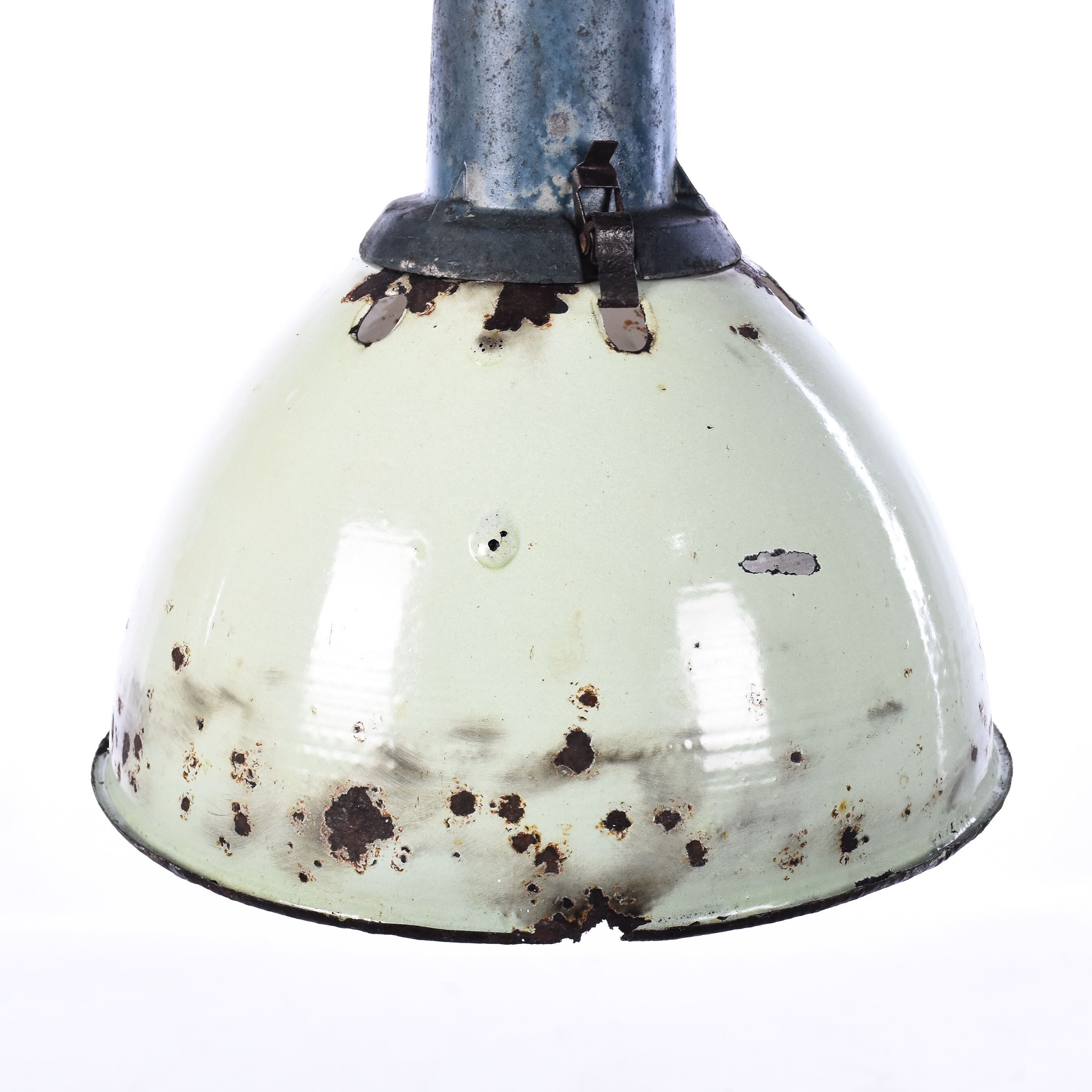 Enamel pendant lamp