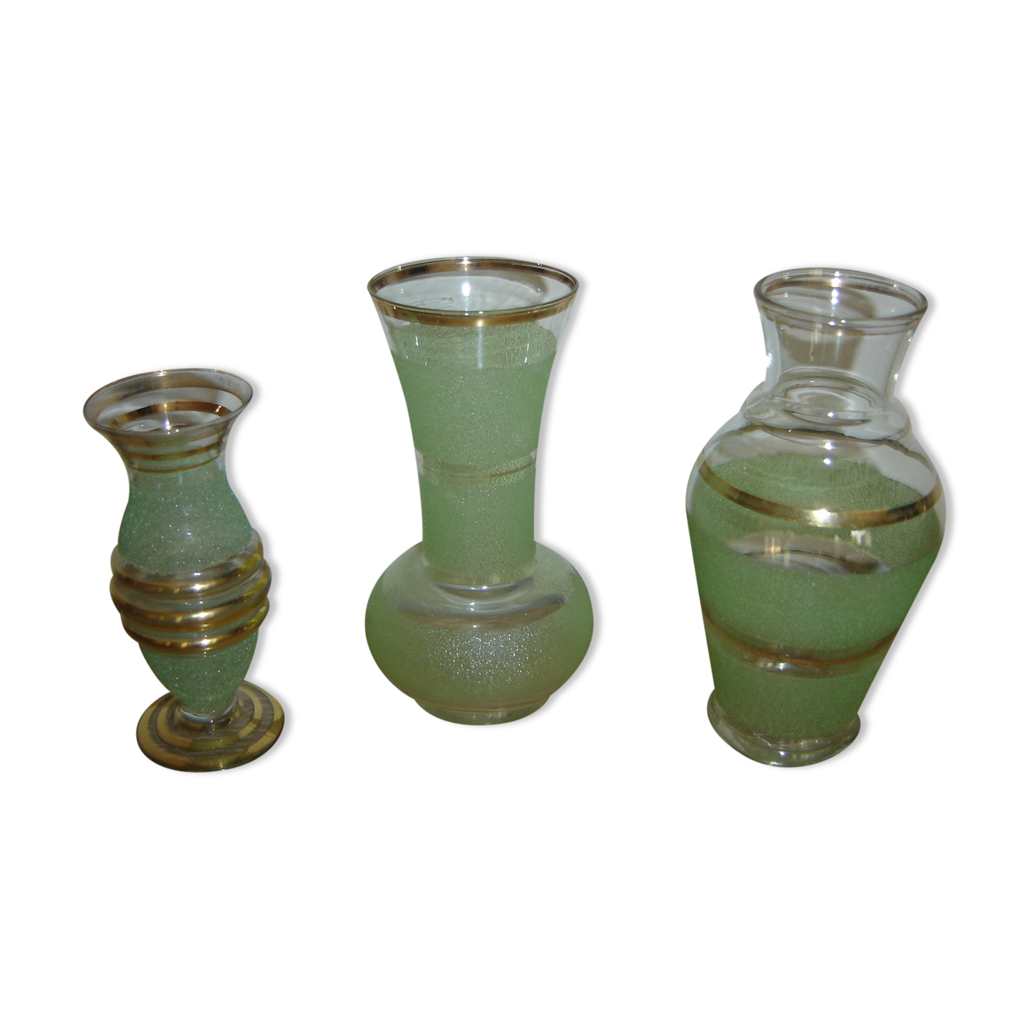 Vases granités