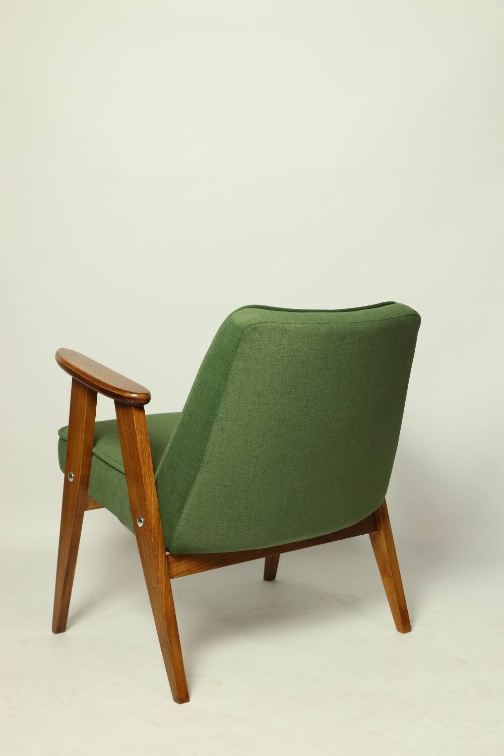 Fauteuil rétro styl scandinave bouteille verte 1962 design milieu de siècle chaise en bois fauteuil de salon patio Boho