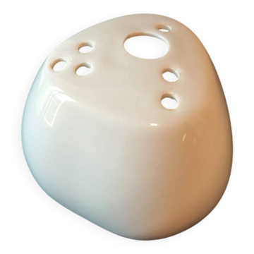 Pique-fleurs en porcelaine Virebent par Pierre Lèbe, années 60