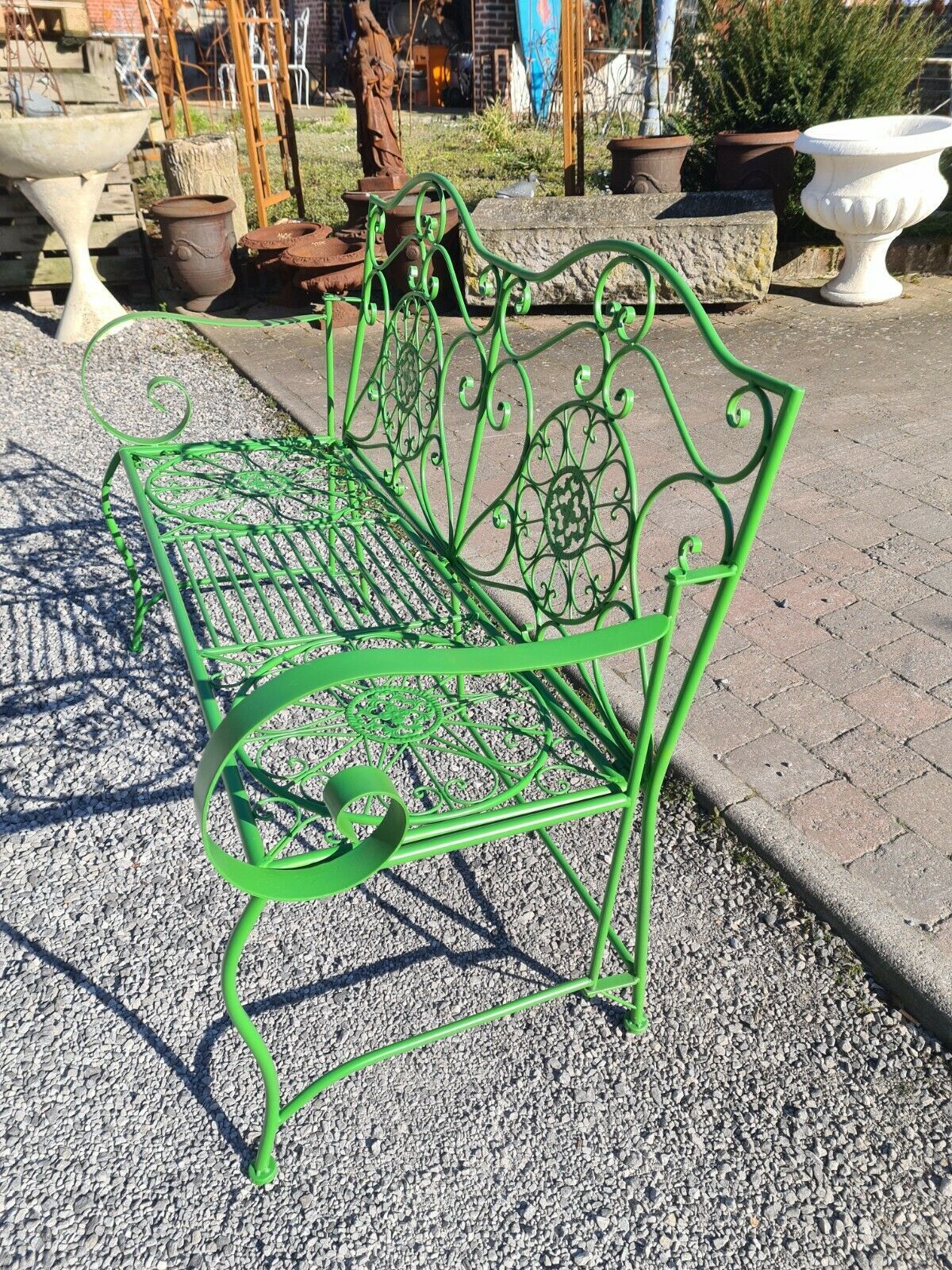 Banc de jardin en fer