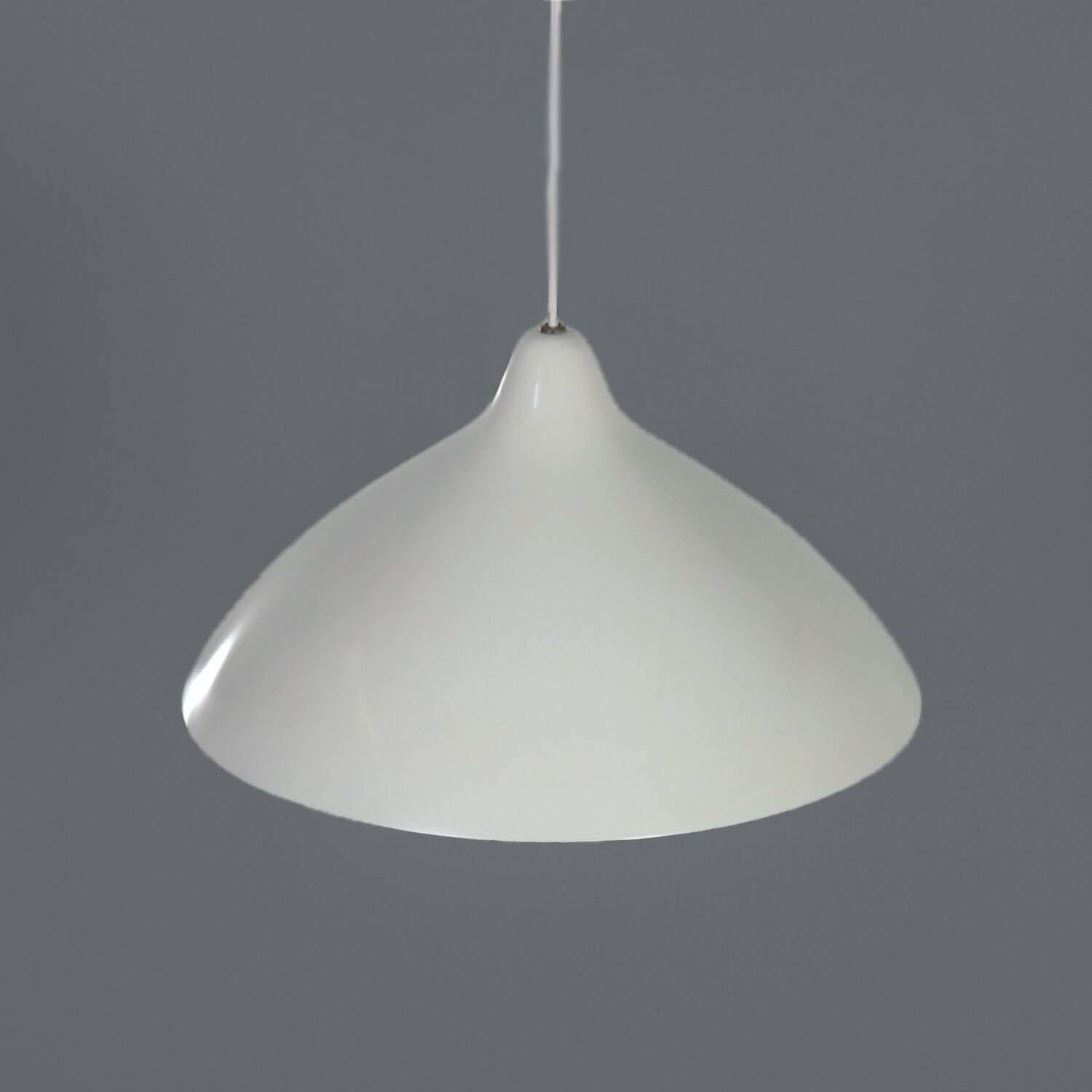 White pendant by lisa johansson – pape for orno, finland, 1950s