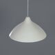 Pendentif blanc par lisa johansson – pape pour orno, finlande, années 1950