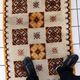 Tapis Vintage Savonnerie en Laine (77cm x 146cm), Années 1960