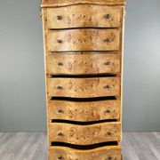 Louis XV Chest of Drawers in Thuja Burl and Marble, Period 11