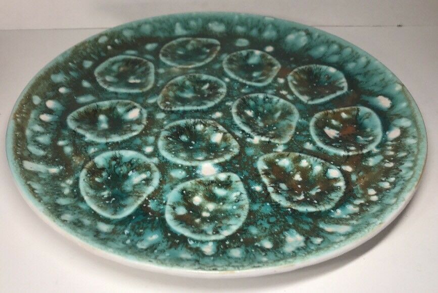 Flat oyster signed vintage model Niderviller foam