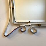 Modernist mirror frame chrome 1950