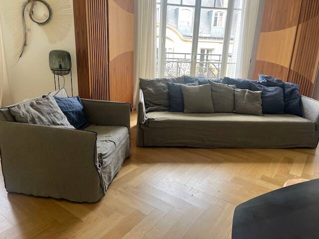 GHOST 114 sofas - GERVASONI - Designer: Paola Navone