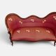 Three-seater basket canapé in Louis XV style – 19th century