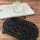 Cast iron trivet, black, PM
