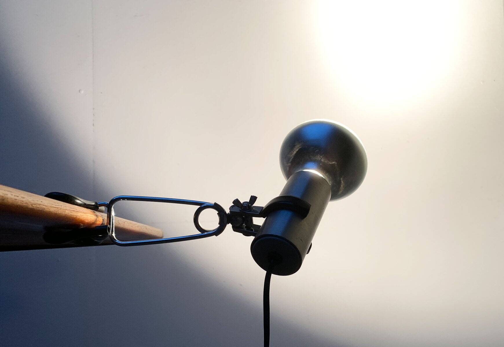 Mid-century minimalist shelf lamp by Swisslamps International