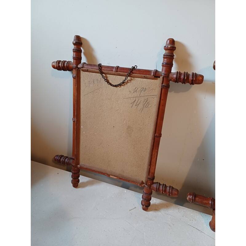 3 rattan mirrors