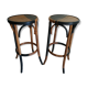 Pair of high bistro stools