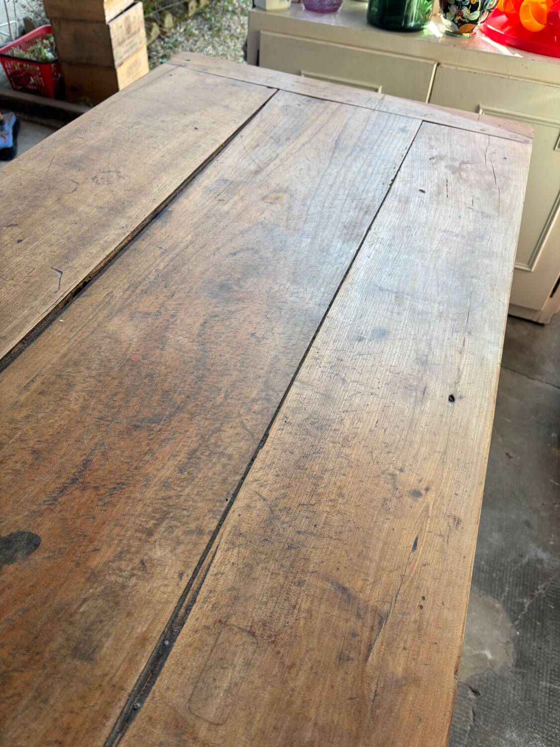 Old farm table