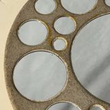 Round ceramic mirror