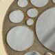Round ceramic mirror