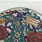 decorated ceramic plate
