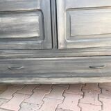 Vintage cabinet repainted in grey