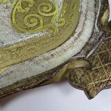 Golden hand-painted Venetian plate – Italy, mid-20th century