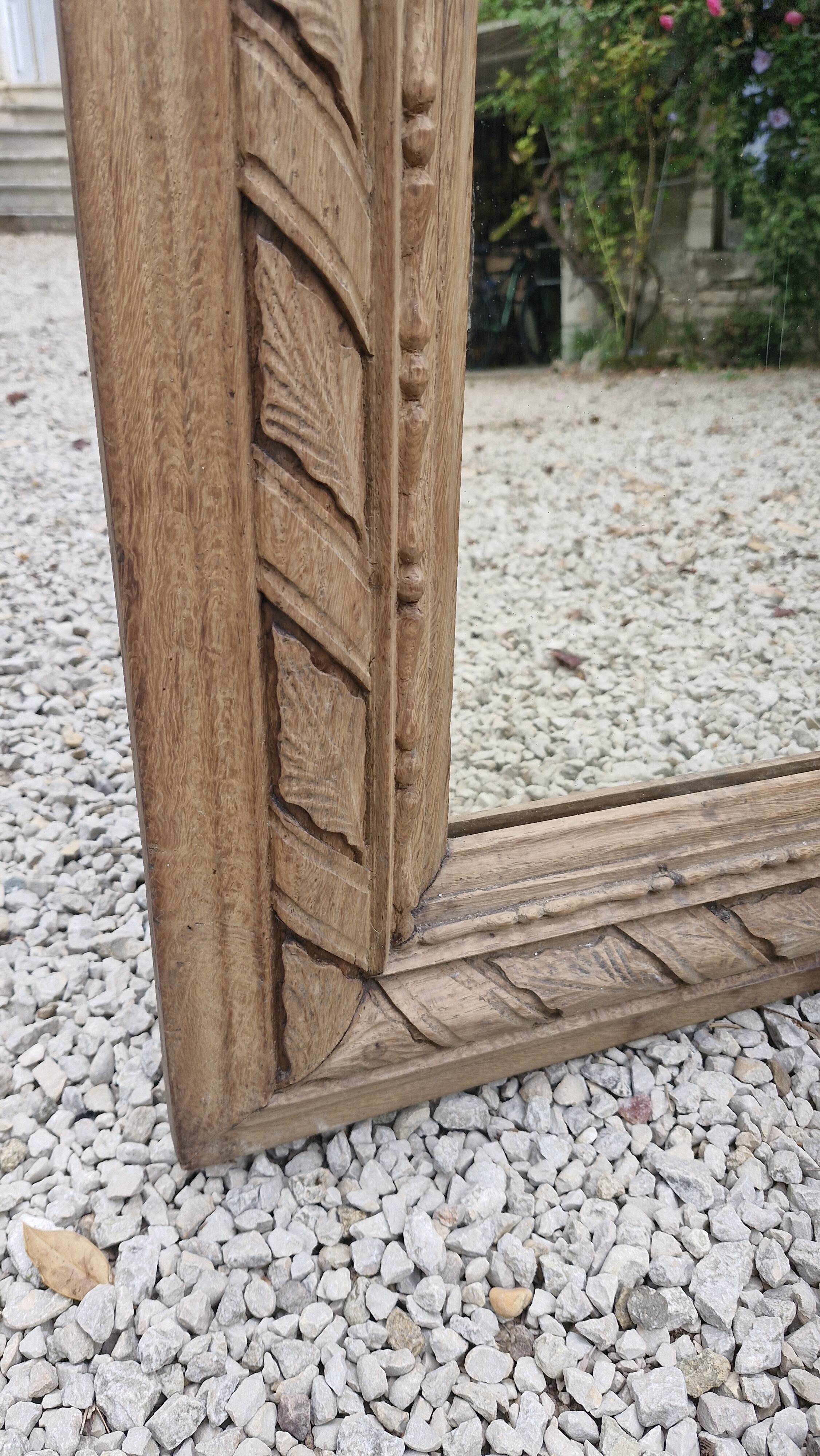 Raw wood mirror 19th Century