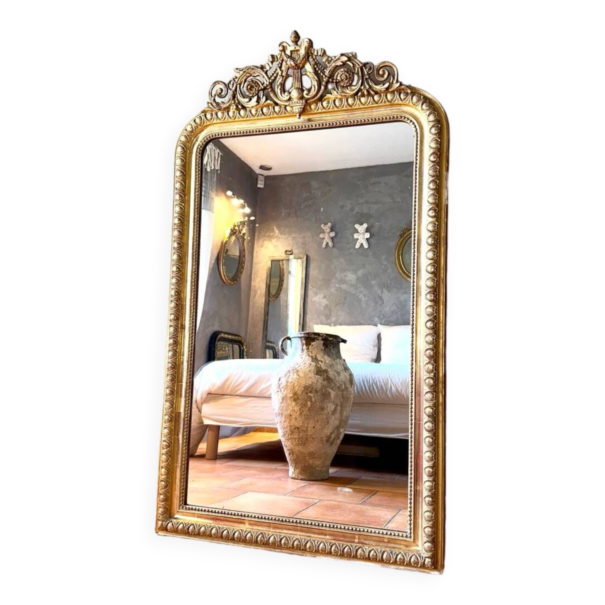 Antique Louis-Philippe 19th century mirror