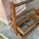Old wooden bottle holder
