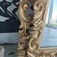 Miroir xixe style louis xv bois stuc doré