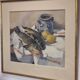 Watercolor, still life with fish