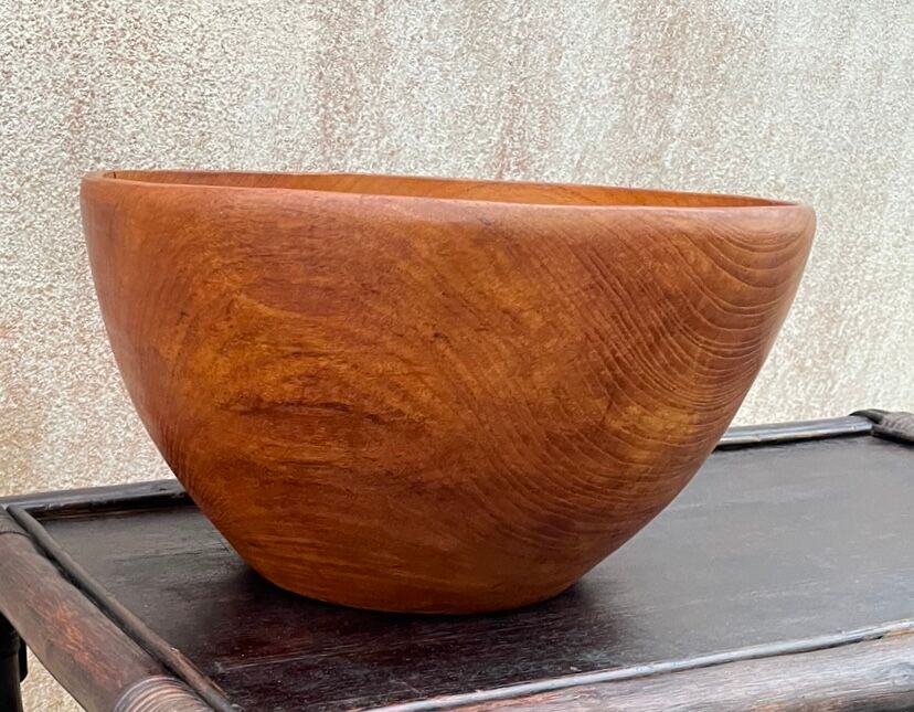 XXL teak bowl 1960
