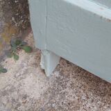 Pastel and wood confectionery Parisian buffet