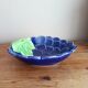 bowls and cups in slipware fruits