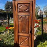 Antique oak bonnetière