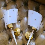 Paire d'appliques murales