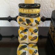 Vintage Handmade Candlestick Duo