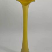 Vase années 70 en verre soufflé