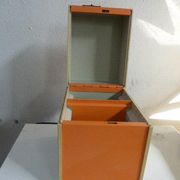 Ranking Flambo orange vintage metal box 1970
