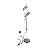 Chrome steel floor lamp 1970