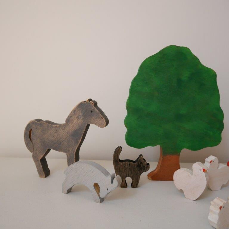 Wooden animals